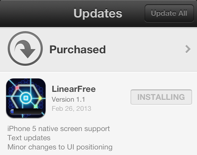 Linear 1.1 is available for update
